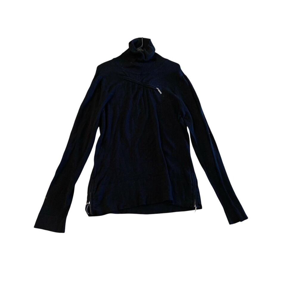 Cache Womens Turtleneck Sweater Size L Long  Sleeve Preppy Office Tunic Viscose‎